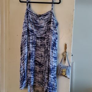 Torrid Blue and white dress